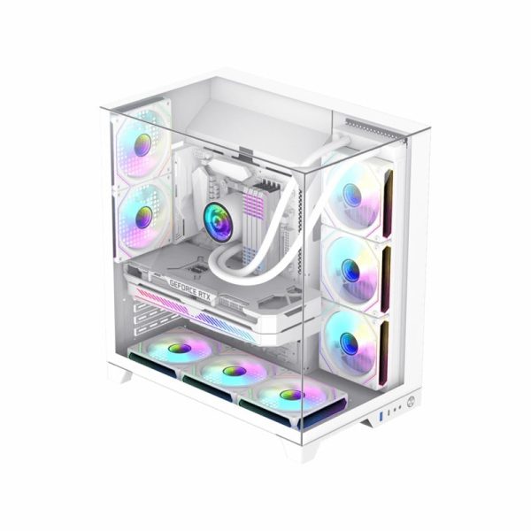 کیس گیمینگ گیم مکس مدل GAMEMAX Infinity Plus White
