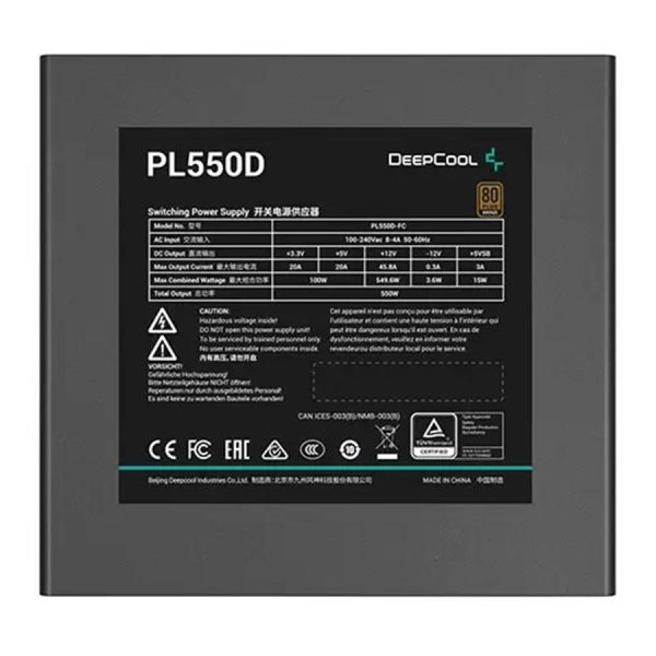 پاور دیپ کول مدل DeepCool PL550D Bronze