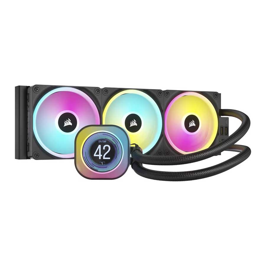 فن خنک کننده کورسیر مدل CORSAIR iCUE LINK H150i LCD