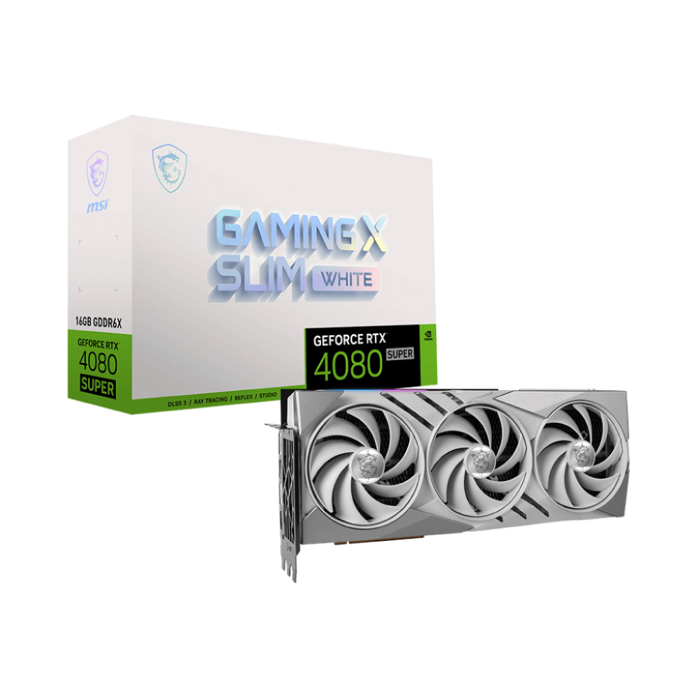 کارت گرافیک ام اس آی مدل GeForce RTX 4080 SUPER 16G GAMING X SLIM WHITE