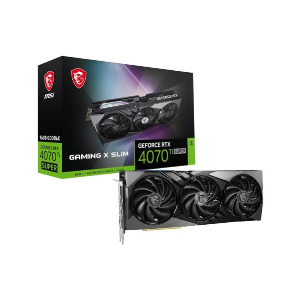 کارت گرافیک ام اس آی مدل GeForce RTX 4070 Ti SUPER 16G GAMING X SLIM