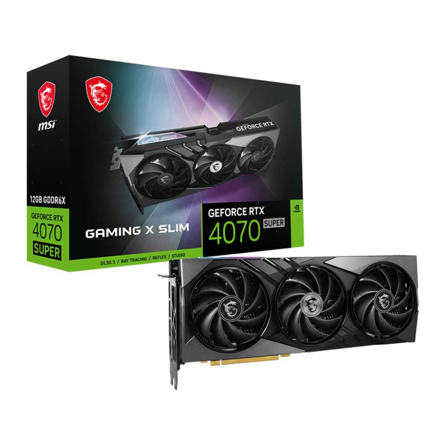 کارت گرافیک ام اس آی مدل MSI RTX 4070 SUPER 12G GAMING X SLIM GDDR6X