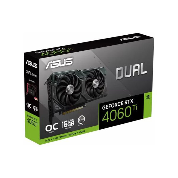 کارت گرافیک ایسوس Dual GeForce RTX 4060 Ti 16GB OC Edition GDDR6