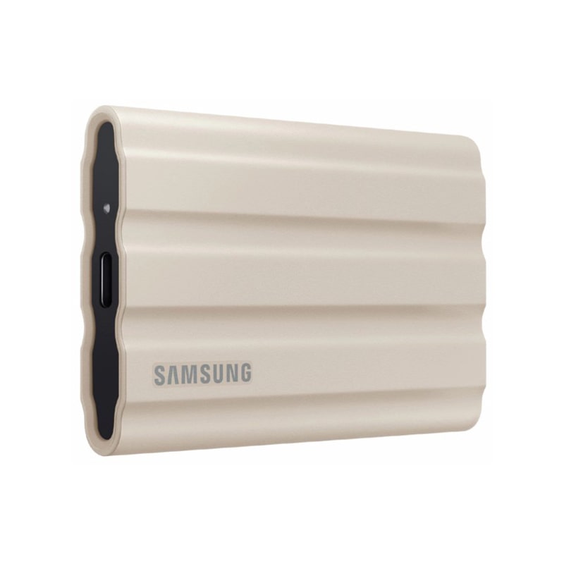 اس اس دی اکسترنال سامسونگ مدل SAMSUNG T7 SHIELD 2TB External SSD (Beige)