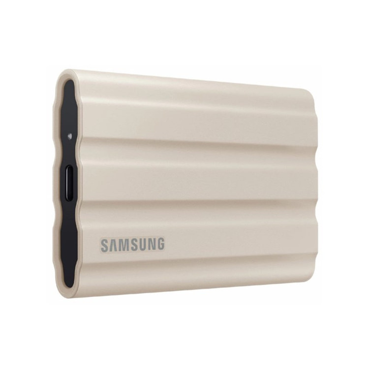 اس اس دی اکسترنال سامسونگ مدل SAMSUNG T7 SHIELD 2TB External SSD (Beige)