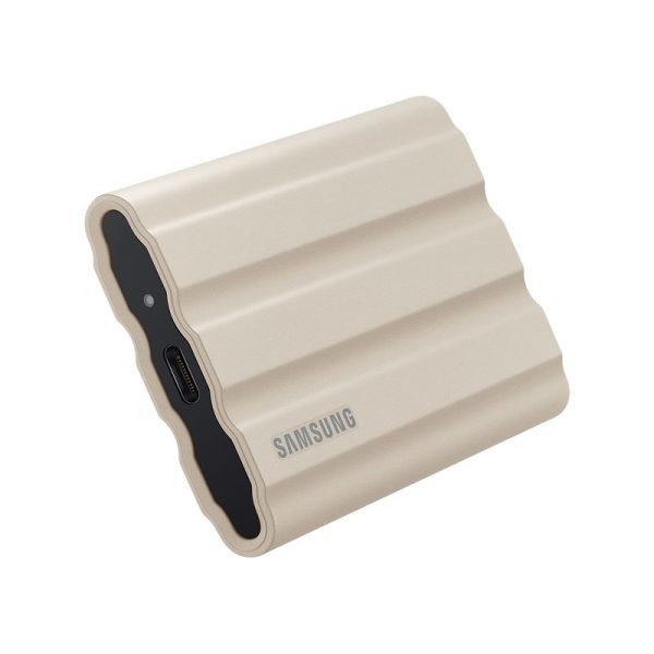 اس اس دی اکسترنال سامسونگ مدل SAMSUNG T7 SHIELD 2TB External SSD (Beige)