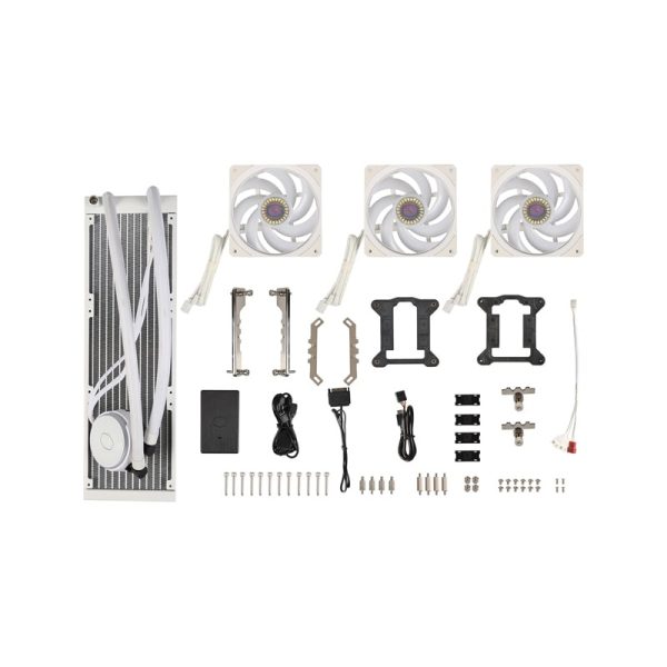 خنک کننده مایع کولر مستر مدل PL360 FLUX White