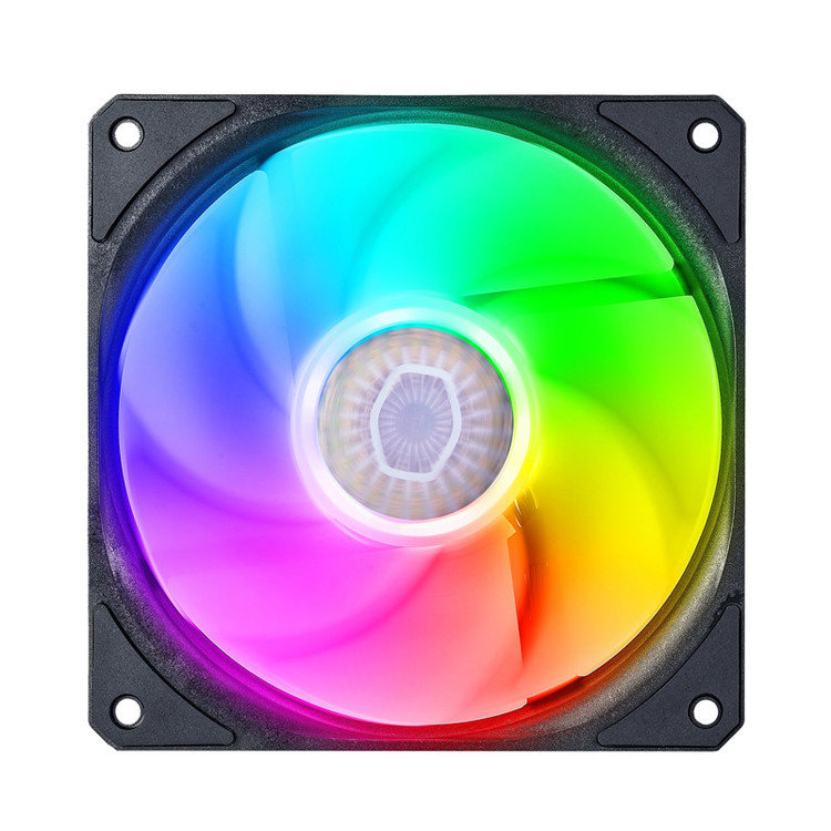 فن کیس کولر مستر مدل SICKLEFLOW 120 RGB BLACK 1 FAN