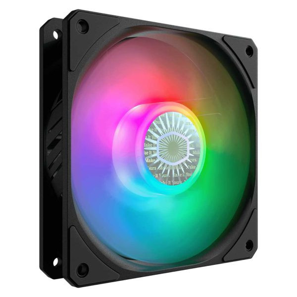 فن کیس کولر مستر مدل SICKLEFLOW 120 RGB BLACK 1 FAN
