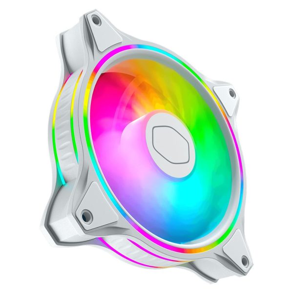 فن کیس کولر مستر مدل Cooler Master MASTERFAN MF120 WHITE HALO 3IN1