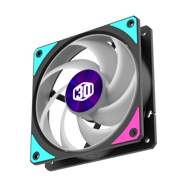 فن کیس کولر مستر مدل Cooler Master Mobius 120P ARGB 30th Anniversary