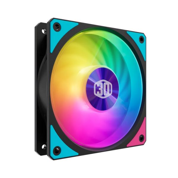 فن کیس کولر مستر مدل Cooler Master Mobius 120P ARGB 30th Anniversary