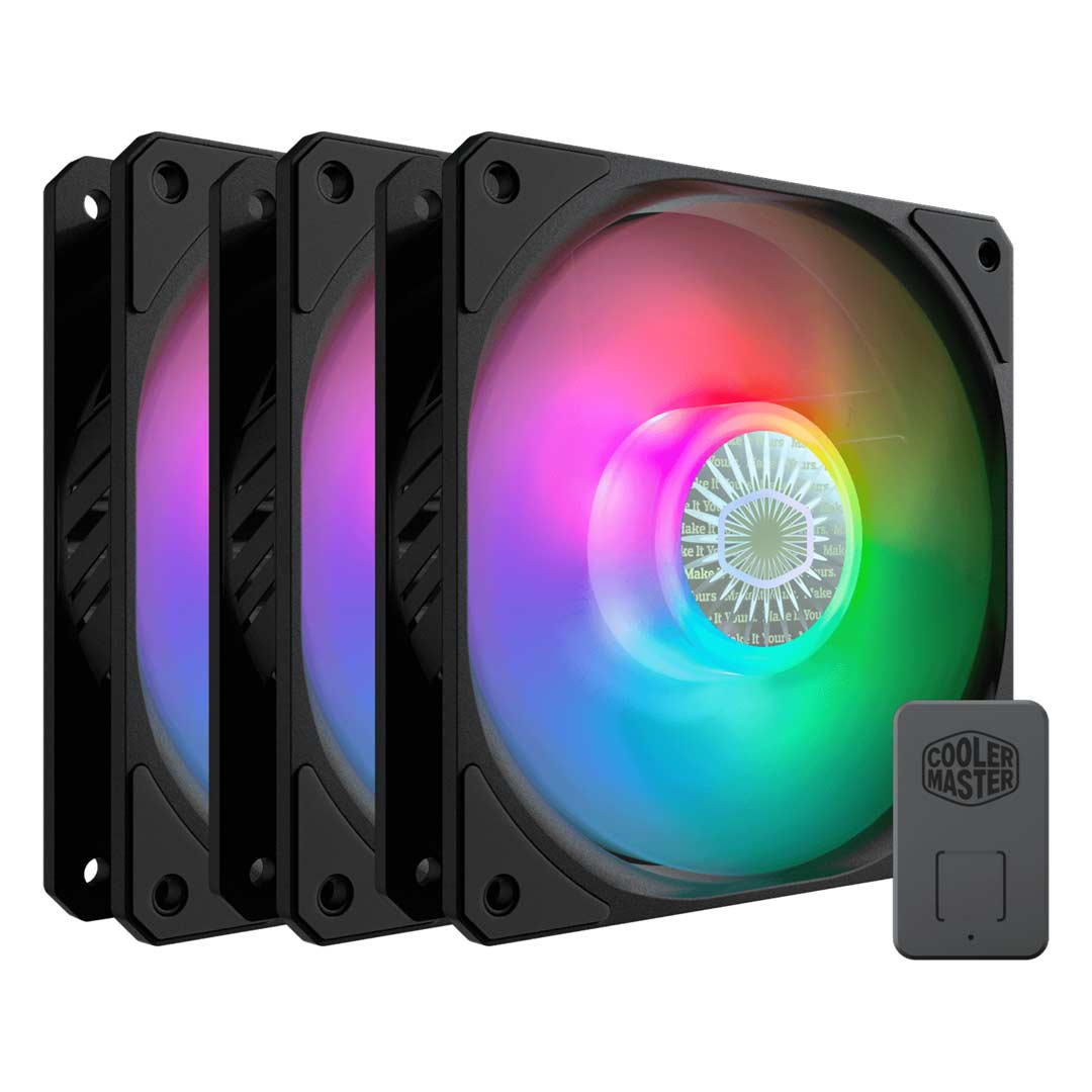 فن کیس کولر مستر مدل Cooler Master SICKLEFLOW 120 BLACK RGB 3In1