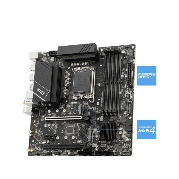 مادربرد ام اس آی مدل MSI PRO B760M-A WIFI DDR5