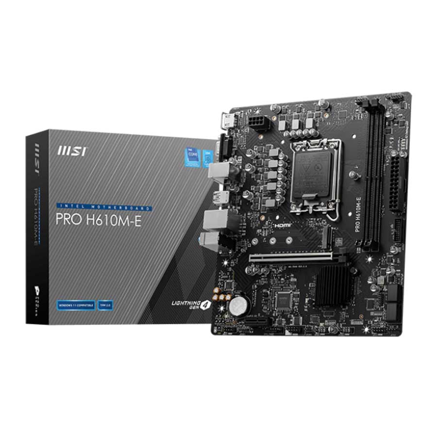 مادربرد ام اس آی مدل MSI PRO H610M-E DDR5