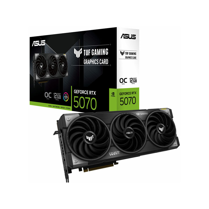 کارت گرافیک ایسوس مدل ASUS TUF Gaming GeForce RTX 5070 OC Edition 12GB