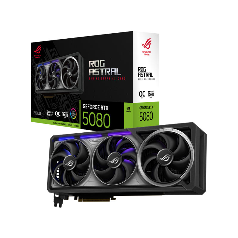 کارت گرافیک ایسوس مدل ASUS ROG Astral GeForce RTX 5080 16GB OC Edition