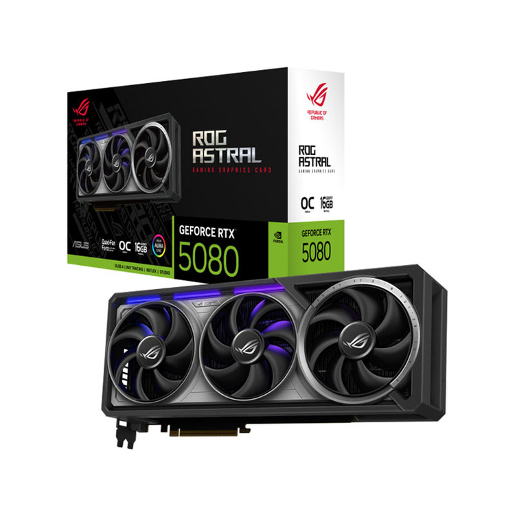 کارت گرافیک ایسوس مدل ASUS ROG Astral GeForce RTX 5080 16GB OC Edition