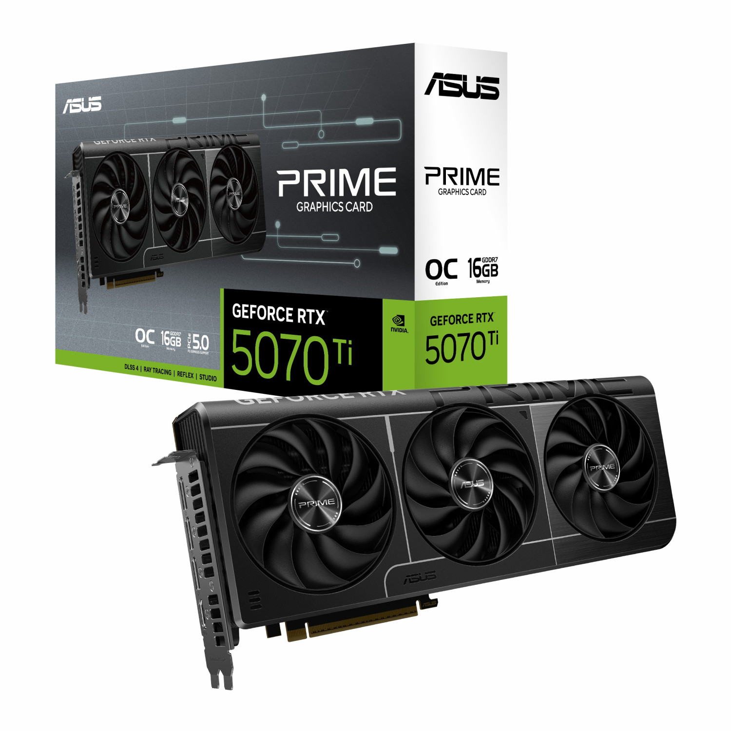 کارت گرافیک ایسوس مدل ASUS PRIME GeForce RTX 5070 TI 16GB OC Edition