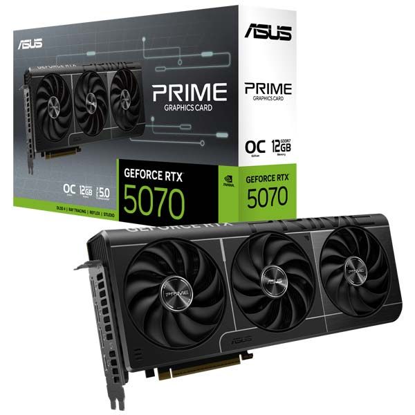 کارت گرافیک ایسوس مدل ASUS PRIME GeForce RTX 5070 12GB OC Edition
