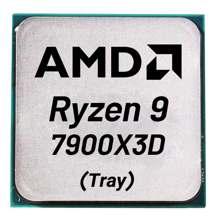 پردازنده مرکزی ای ام دی مدل AMD Ryzen 9 7900X3D Tray