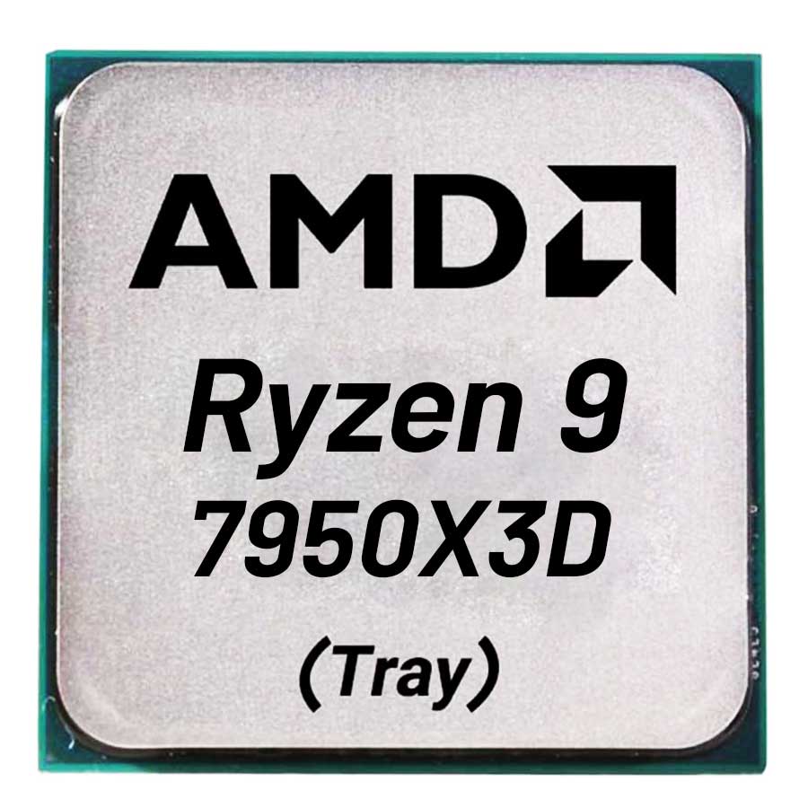 پردازنده مرکزی ای ام دی مدل AMD Ryzen 9 7950X3D Tray