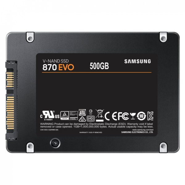 اس اس دی سامسونگ مدل SAMSUNG 870EVO 500GB SATA SSD