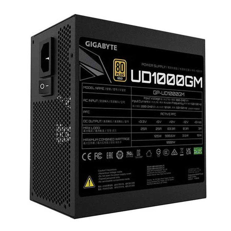 پاور گیگابایت 1000 وات تمام ماژول مدل GP-UD1000GM