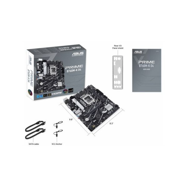 مادربرد ایسوس مدل ASUS PRIME B760M-K DDR4
