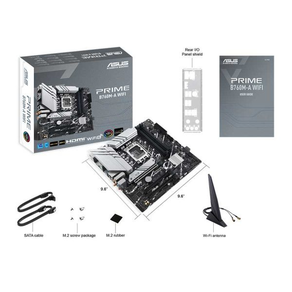 مادربرد ایسوس مدل ASUS PRIME B760M-A WIFI DDR5