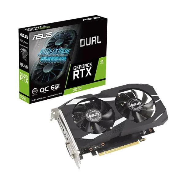 کارت گرافیک ایسوس Asus DUAL GeForce RTX 3050 OC 6GB