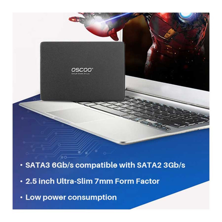 اس اس دی اینترنال اسکو مدل OSCOO SSD 002 BLACK 256GB