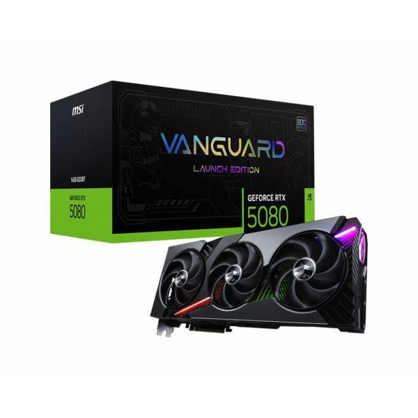کارت گرافیک ام اس ای مدل MSI RTX 5080 16G Vanguard SOC Launch Edition