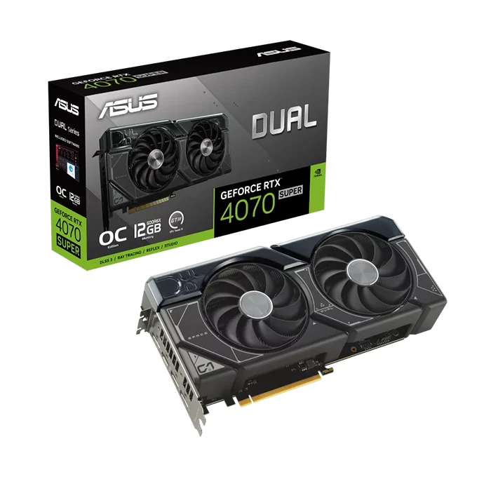 کارت گرافیک ایسوس DUAL GeForce RTX 4070 SUPER OC Edition 12GB