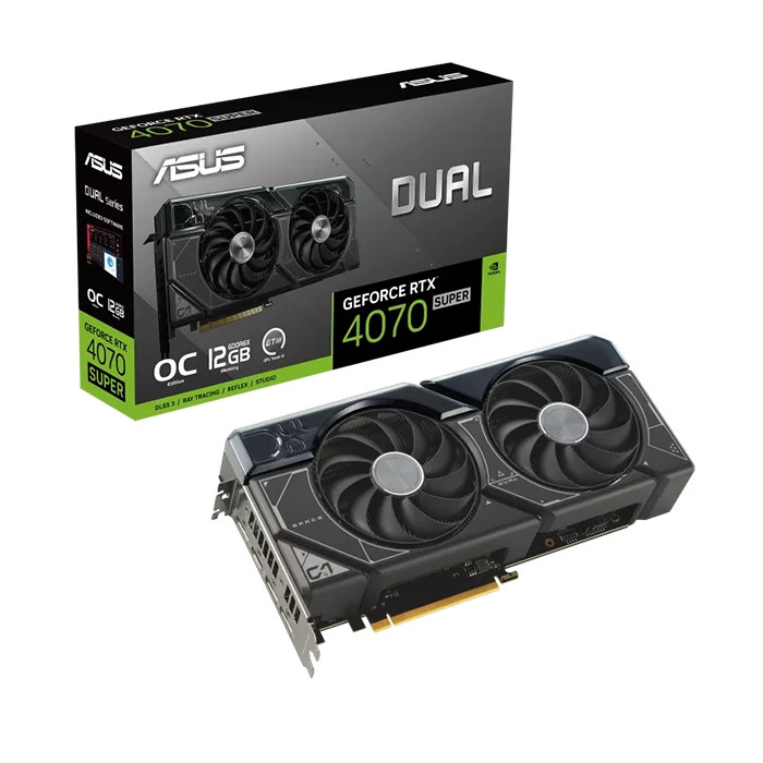 کارت گرافیک ایسوس DUAL GeForce RTX 4070 SUPER OC Edition 12GB