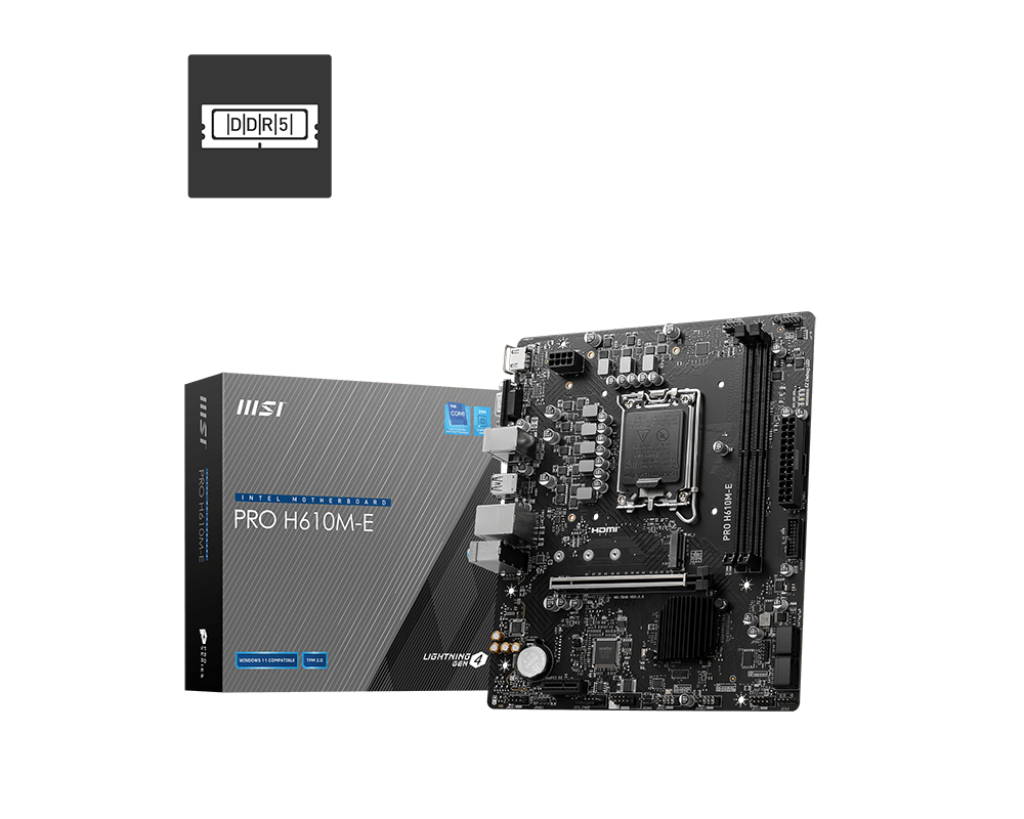 مادربرد ام اس آی مدل MSI PRO H610M-E DDR4