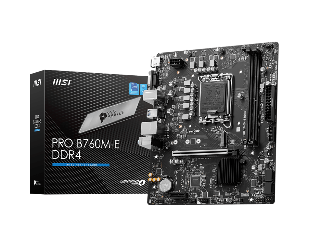 مادربرد ام اس آی مدل MSI PRO B760M-E DDR4