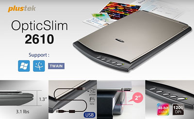 اسکنر پلاستک مدل OpticSlim 2610 Plus