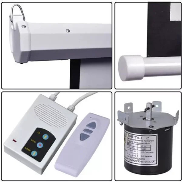 پرده نمایش پروژکتور سقفی برقی اسکوپ سایز Escope 150*150