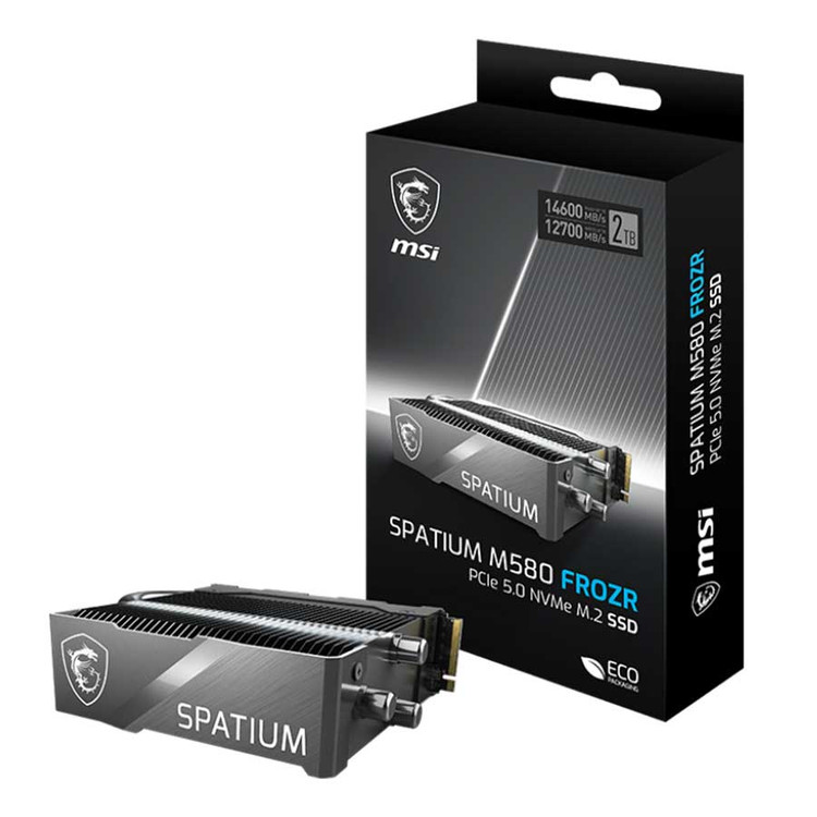اس اس دی اینترنال ام اس آی مدل MSI SPATIUM M580 FROZR 2TB