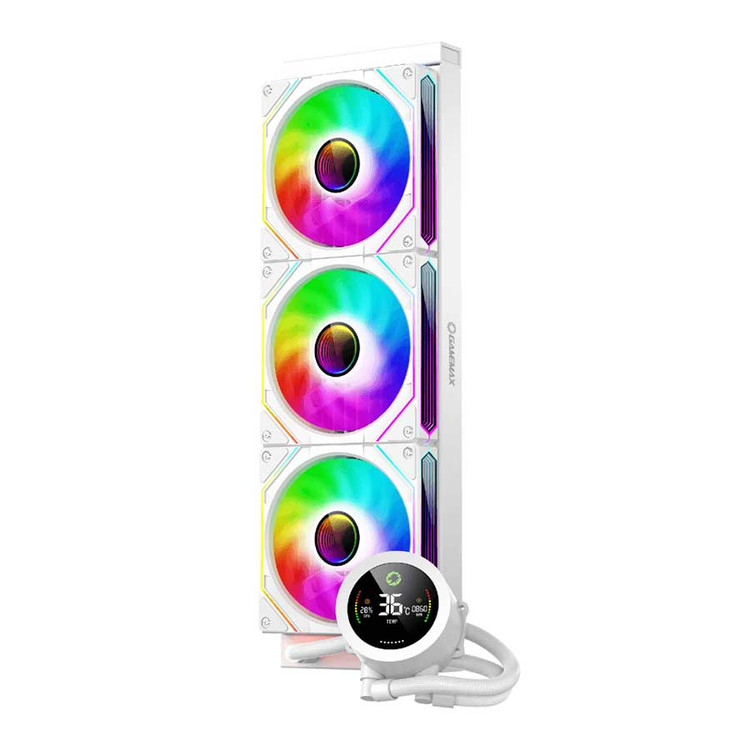 خنک کننده مایع پردازنده گیم مکس مدل Gamemax IceBurg 360 Digital White