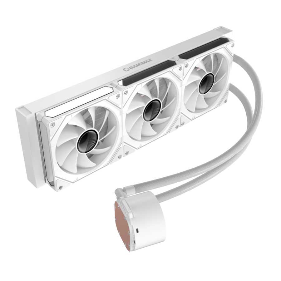 خنک کننده مایع پردازنده گیم مکس مدل Gamemax IceBurg 360 Digital White