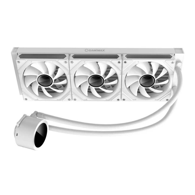 خنک کننده مایع پردازنده گیم مکس مدل Gamemax IceBurg 360 Digital White