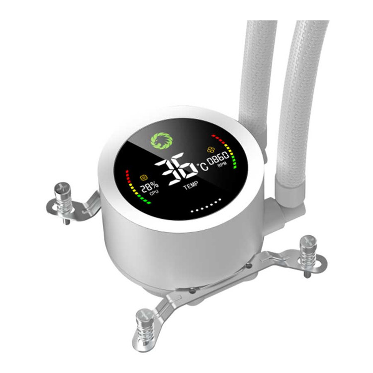 خنک کننده مایع پردازنده گیم مکس مدل Gamemax IceBurg 360 Digital White