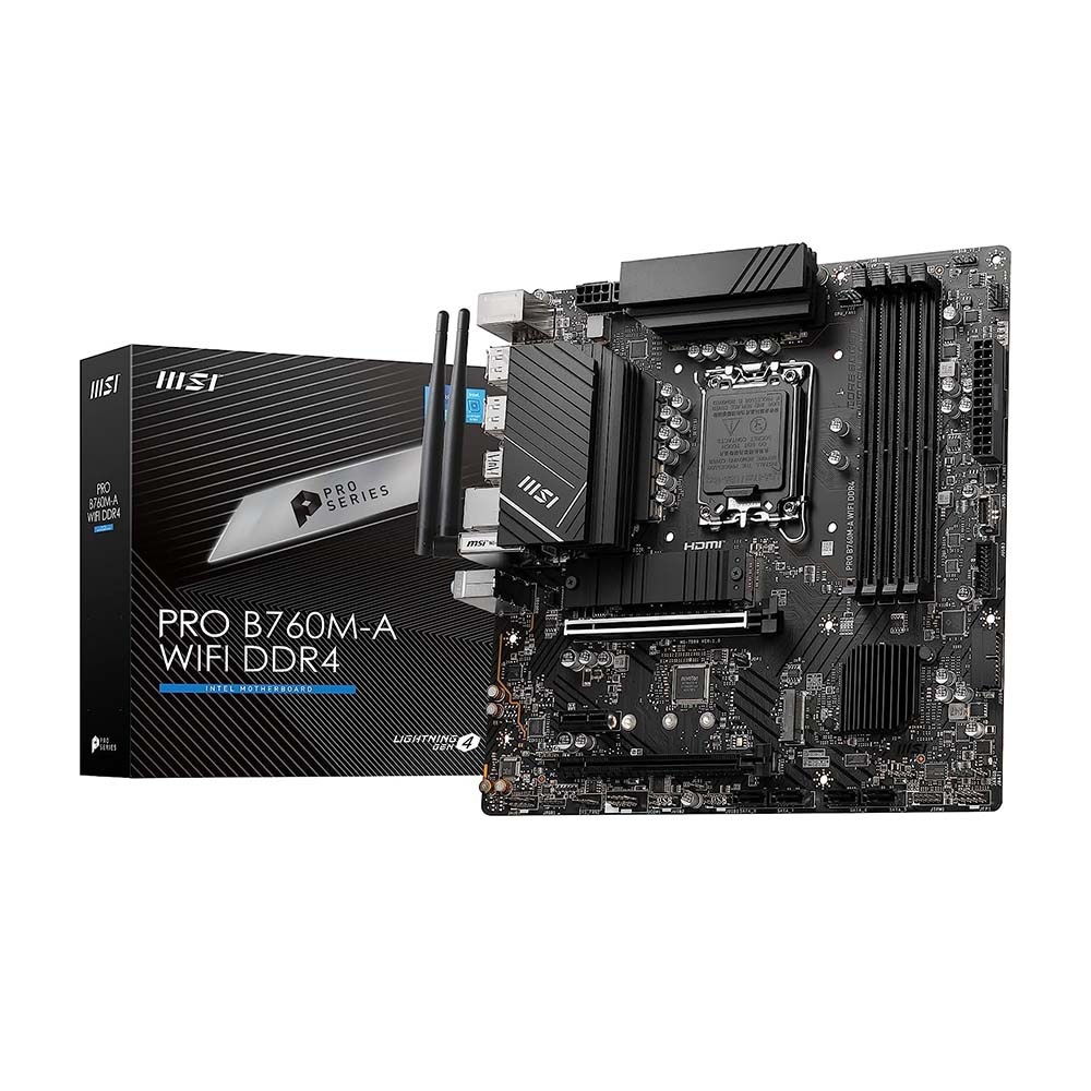 مادربرد ام اس آی مدل MSI PRO B760M-A WIFI DDR4