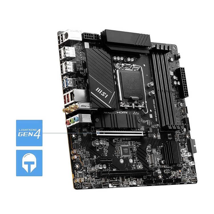 مادربرد ام اس آی مدل MSI PRO B760M-A WIFI DDR4