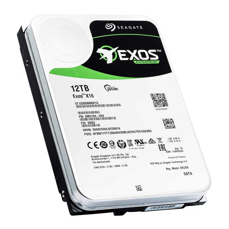 هارد اینترنال سیگیت اگزوز مدل SeaGate Exos 12TB ST12000NM001G