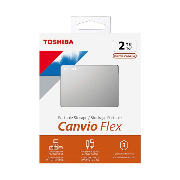 هارد اکسترنال توشیبا مدل Toshiba Canvio Flex 2TB