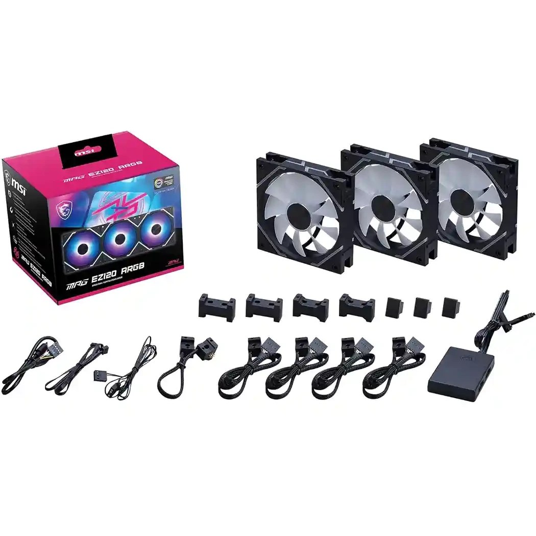 فن کیس ام اس آی مدل MSI MPG EZ120 ARGB-3