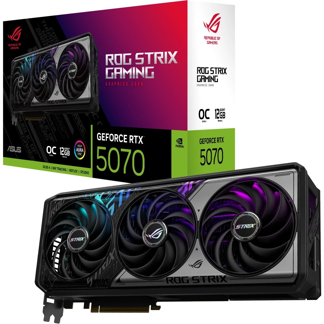 کارت گرافیک ایسوس مدل ASUS ROG STRIX RTX 5070 OC 12GB